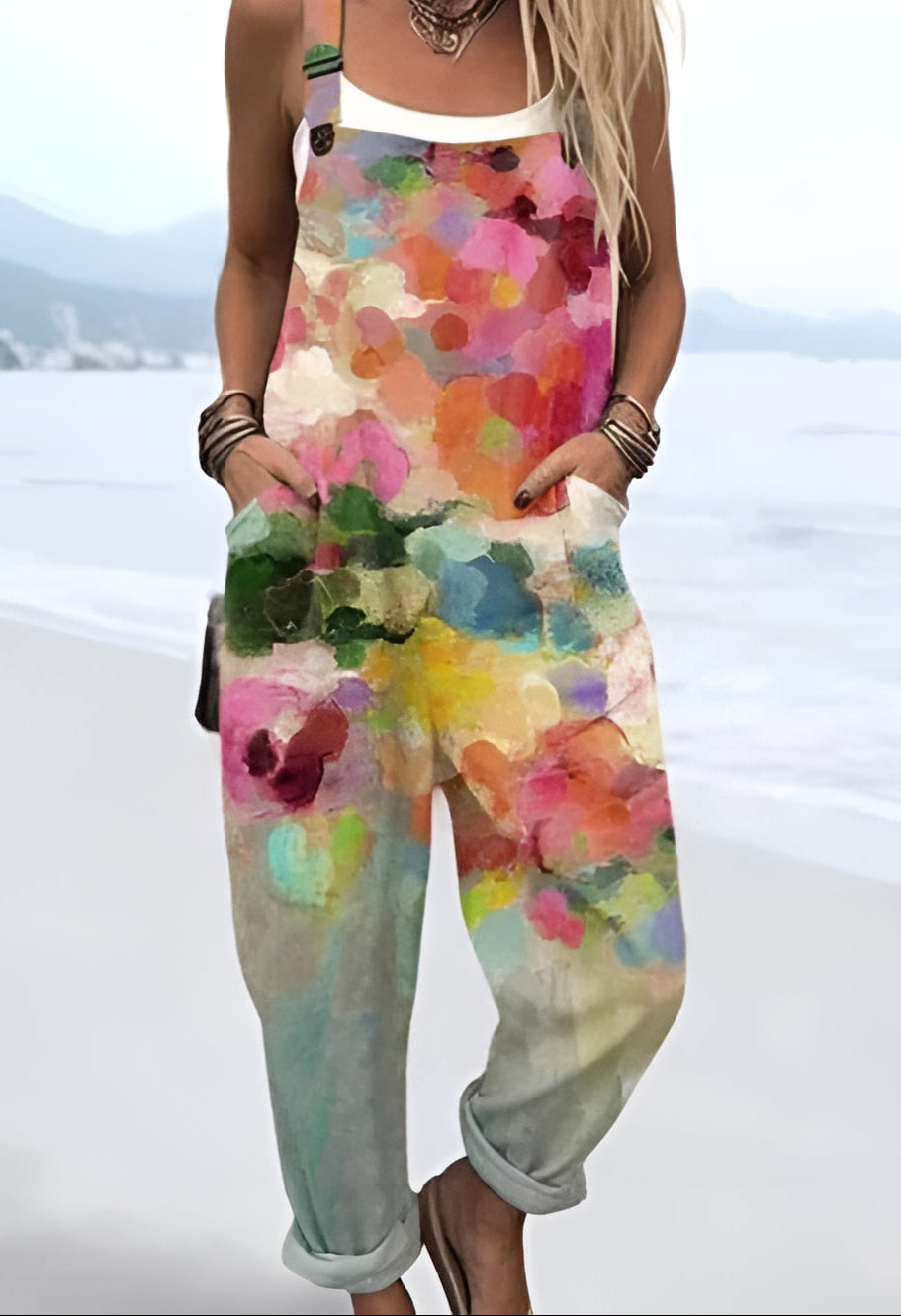 Ingeborg™ | Watercolor Flower Overall
