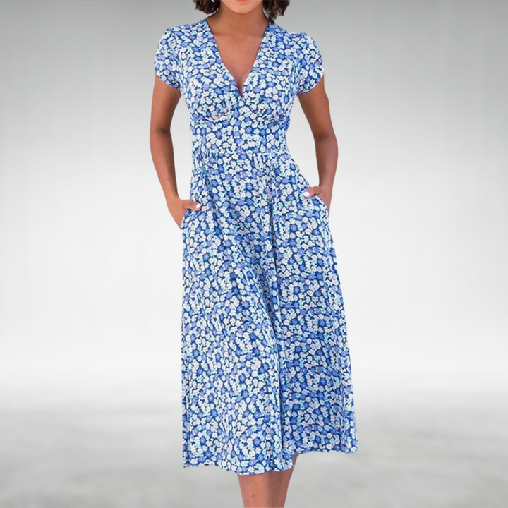 Joan™ – Elegant Summer Midi Dress