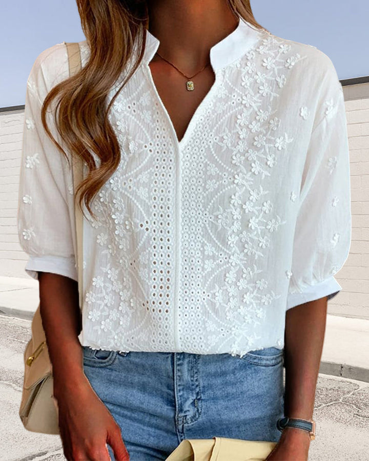 Sofie™ | Elegant Blouse with Feminine Touch and Effortless Style