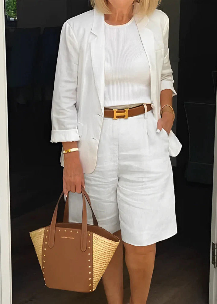 Otilia™ – Breezy Linen Set With Arm Coverage