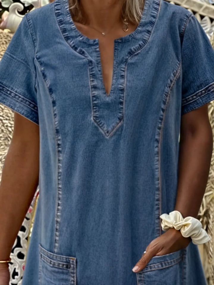 Kiara™ | Classic Denim Dress