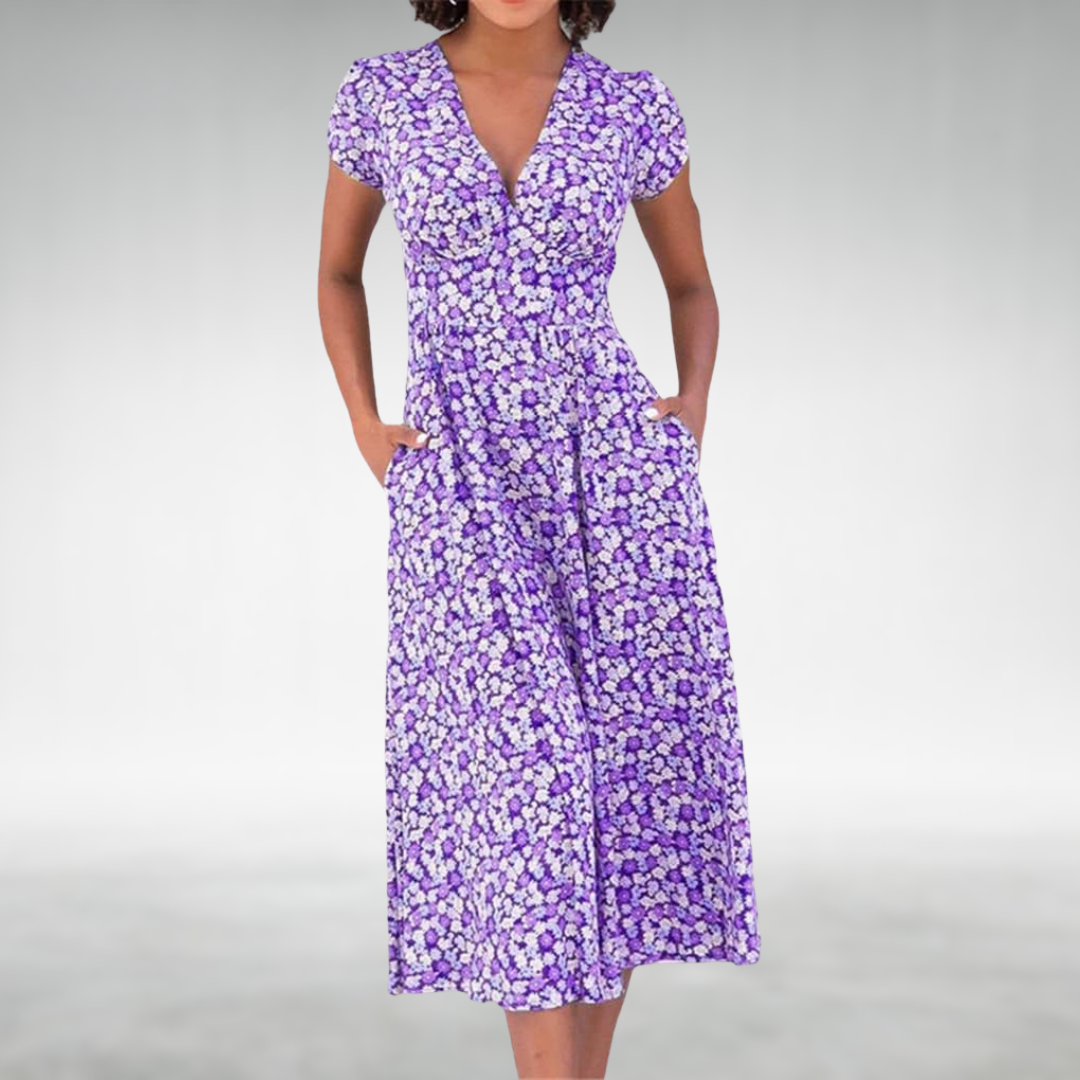 Joan™ – Elegant Summer Midi Dress