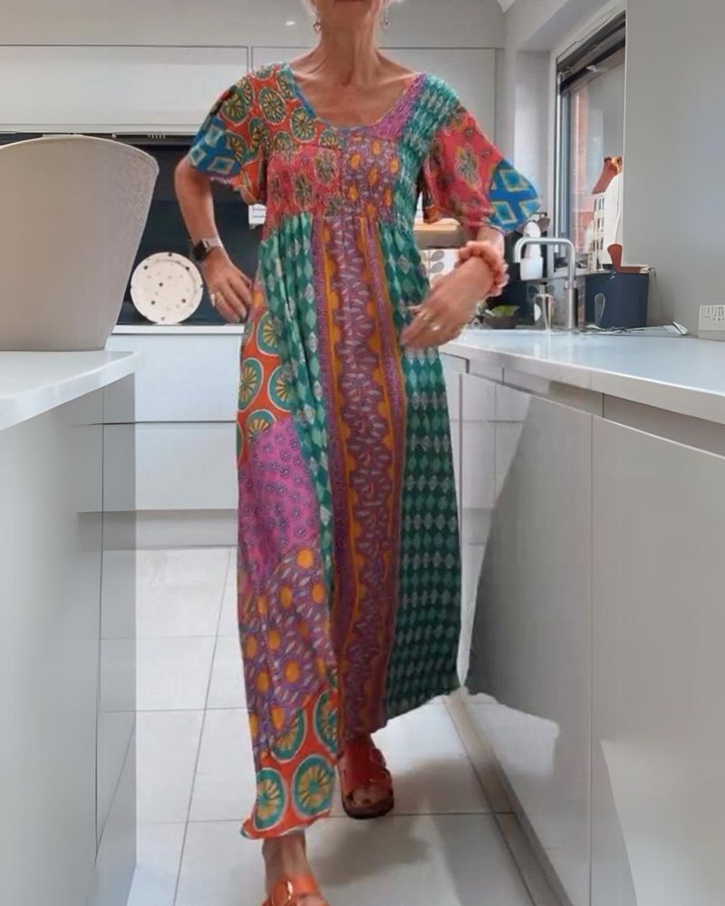 Melania - Colurful Bohemian Dress