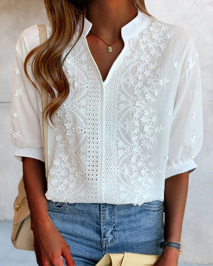 Sofie™ | Elegant Blouse with Feminine Touch and Effortless Style