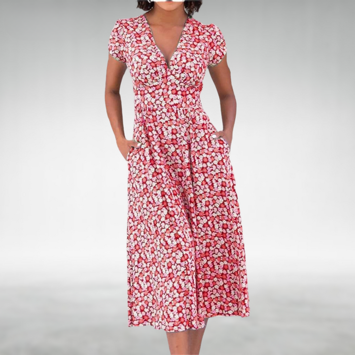 Joan™ – Elegant Summer Midi Dress