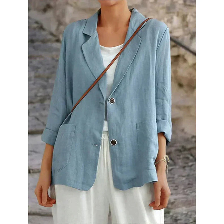 Valeria™ - Lightweight Blazer with Rolled Sleeves