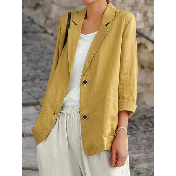 Valeria™ - Lightweight Blazer with Rolled Sleeves