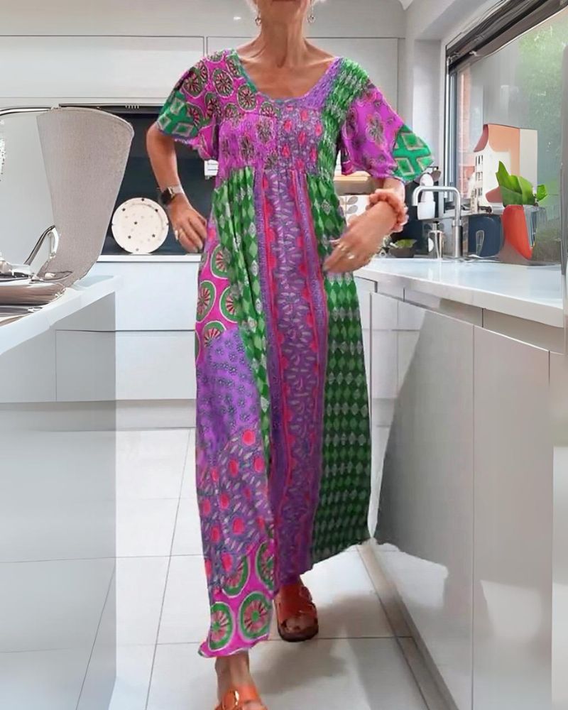 Melania - Colurful Bohemian Dress