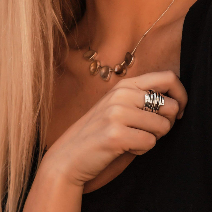 Aria™ | Bold Multi-Band Wrap Ring