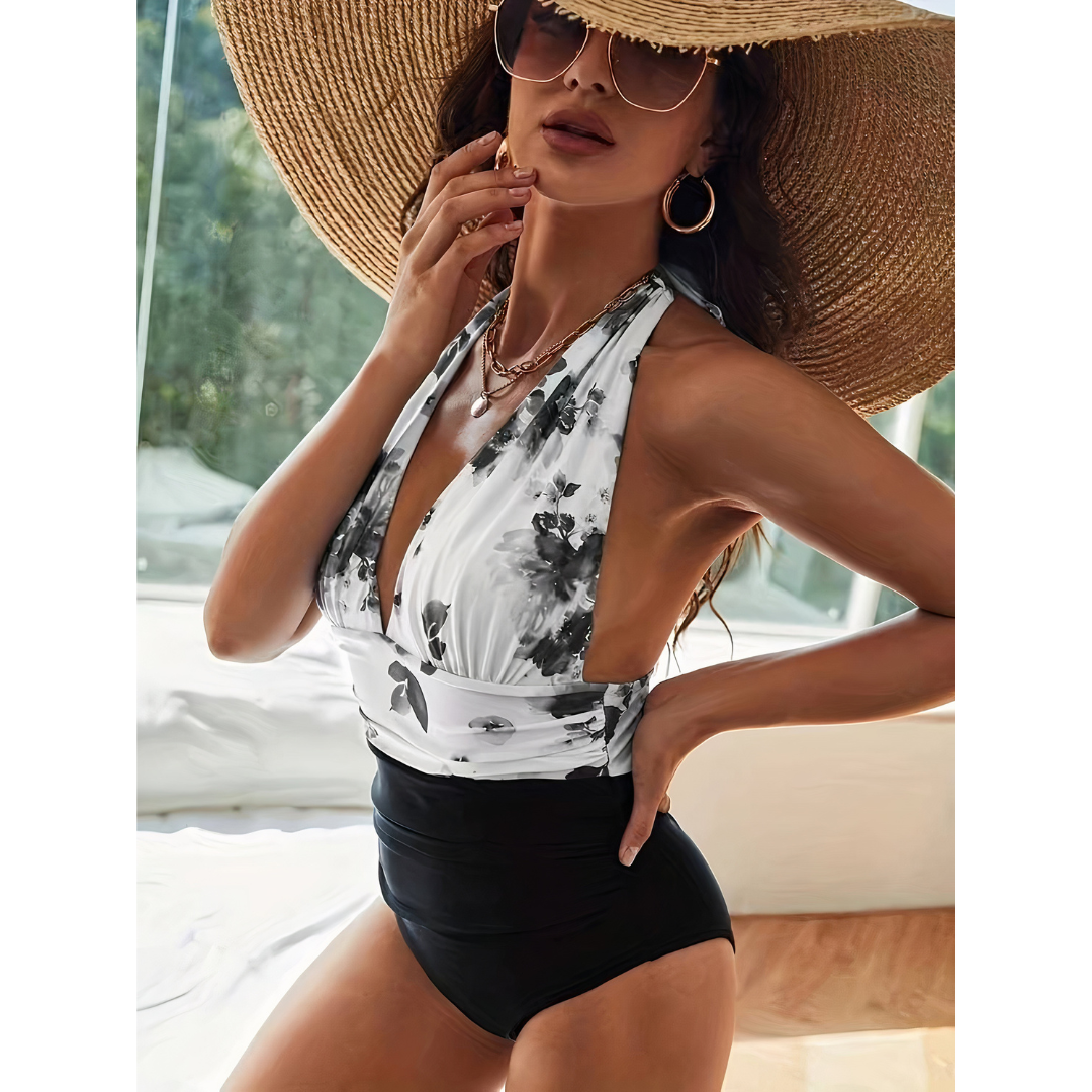 Sophia™ - Chic Marble Swimwear