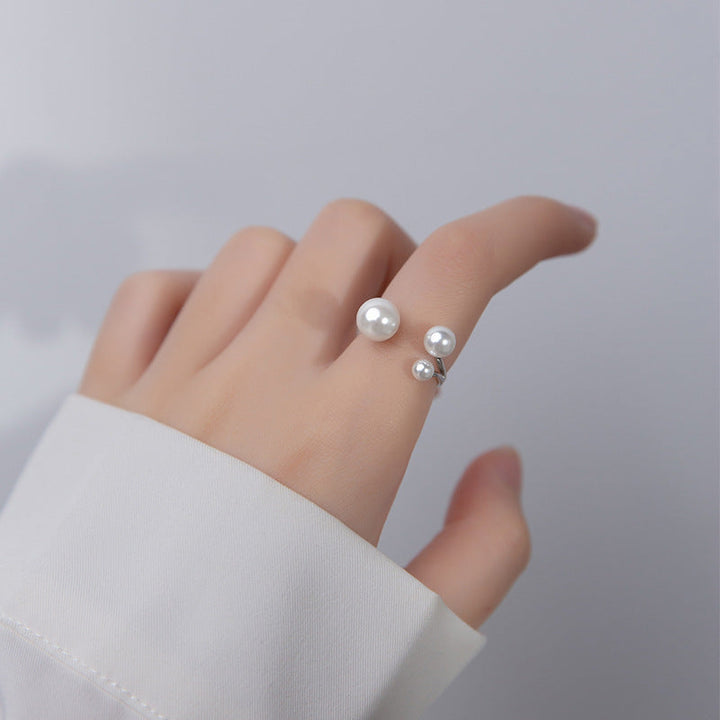 Triangular Freshwater Pearl Ring