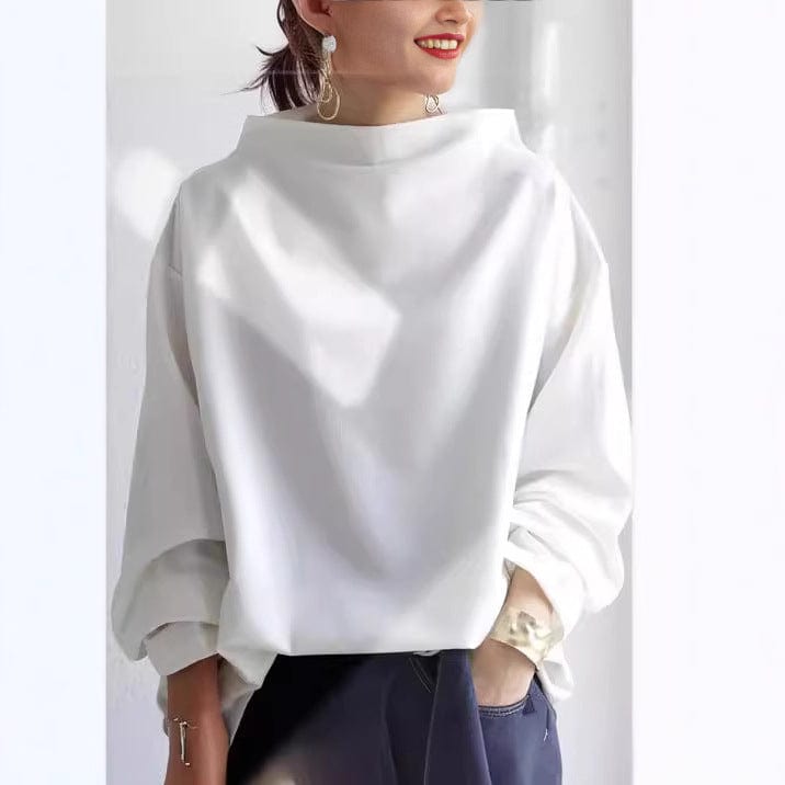 Alana™ | High-Neck Soft Knit Top