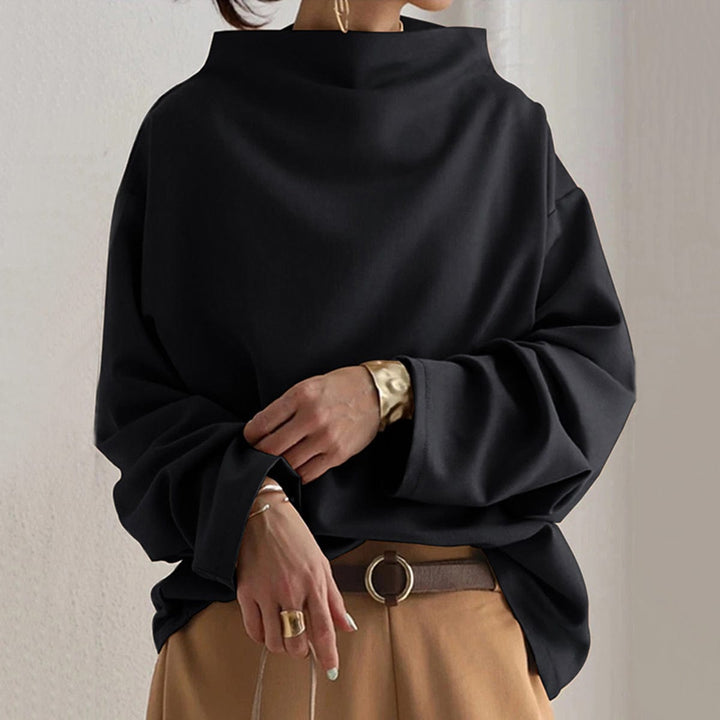 Alana™ | High-Neck Soft Knit Top