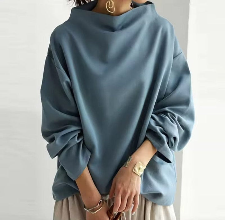 Alana™ | High-Neck Soft Knit Top