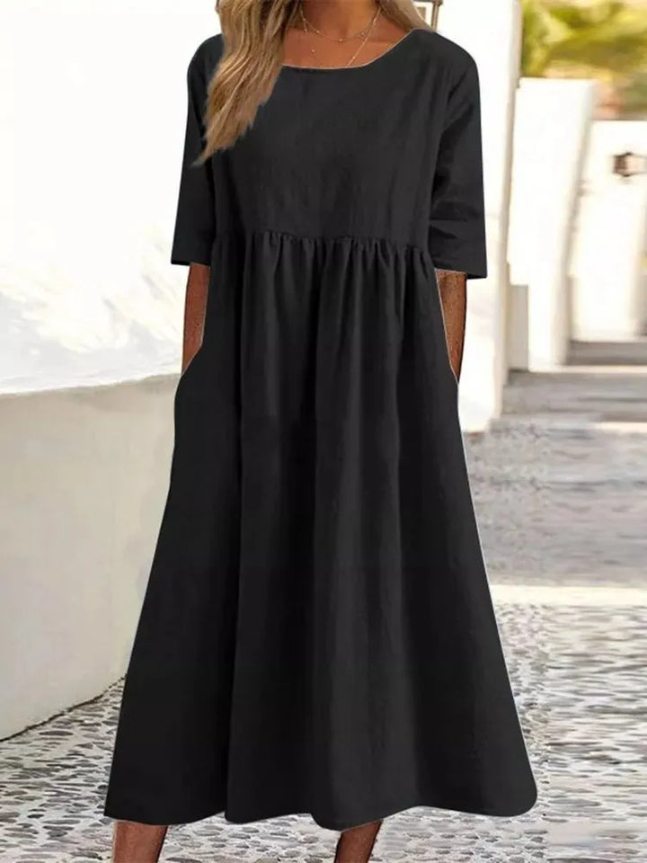 Molly™ | Casual Loose Long Solid Color Dress