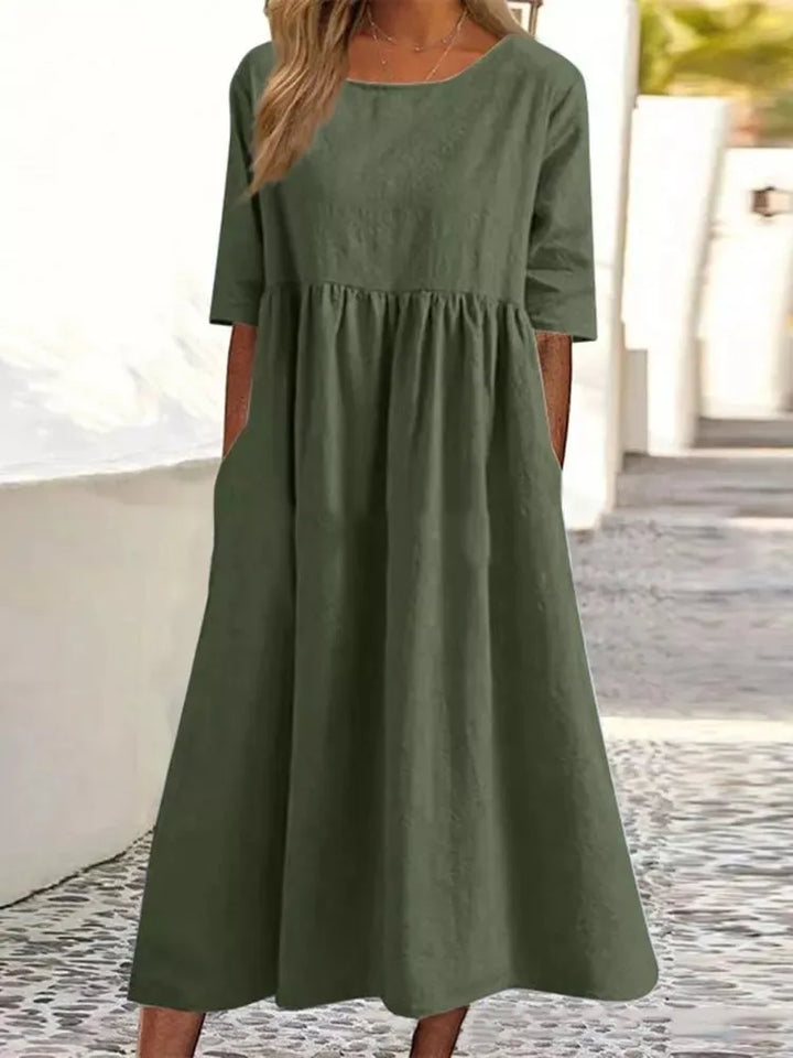 Molly™ | Casual Loose Long Solid Color Dress