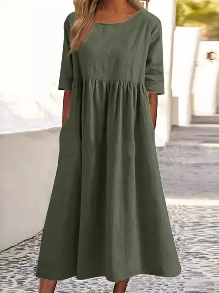 Molly™ | Casual Loose Long Solid Color Dress