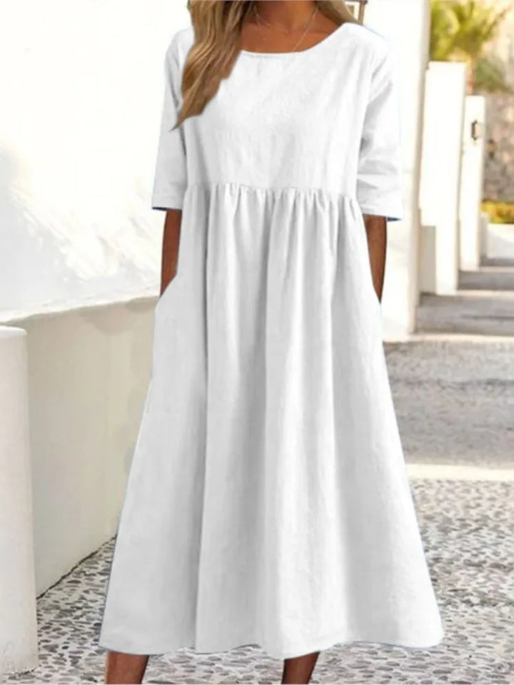 Molly™ | Casual Loose Long Solid Color Dress