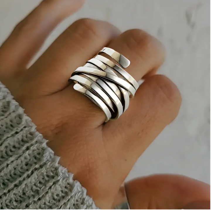 Aria™ | Bold Multi-Band Wrap Ring