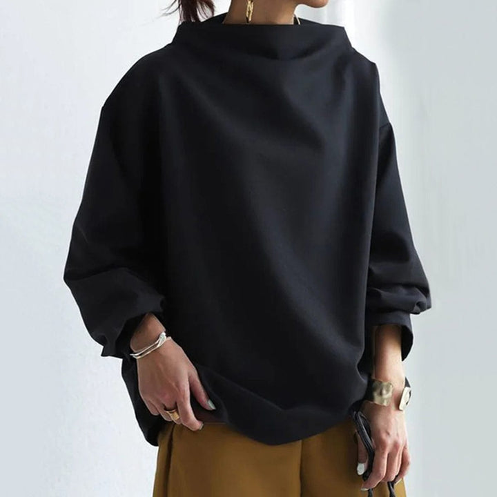Alana™ | High-Neck Soft Knit Top