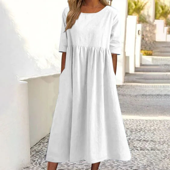 Molly™ | Casual Loose Long Solid Color Dress