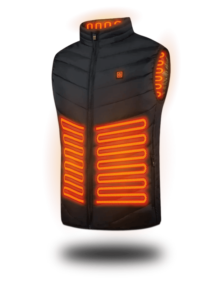 Layla™ - Enhanced Two-Touch Heated Vest with 15 Heat Zones and LED Controller