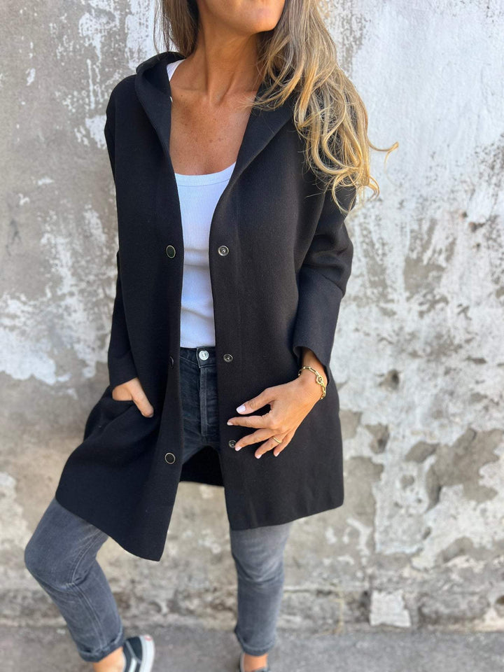 Valerie™ | Casual Hooded Jacket with Single Button
