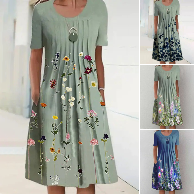 Floralyn - Dress with Tummy Coverage