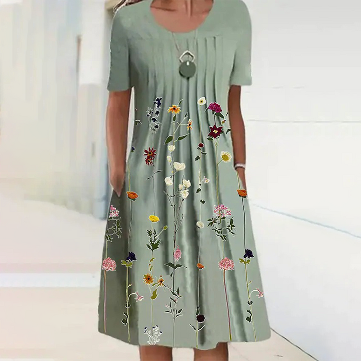 Floralyn - Dress with Tummy Coverage